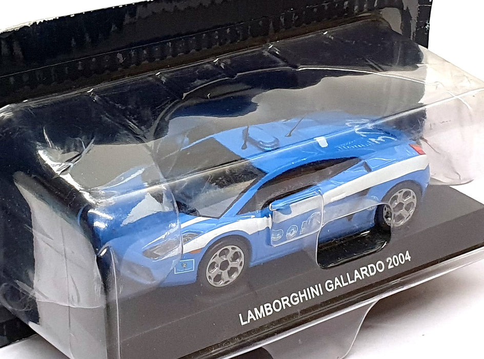DeAgostini 1/43 Scale PZ09B - 2004 Lamborghini Gallardo Police Car - Blue/White