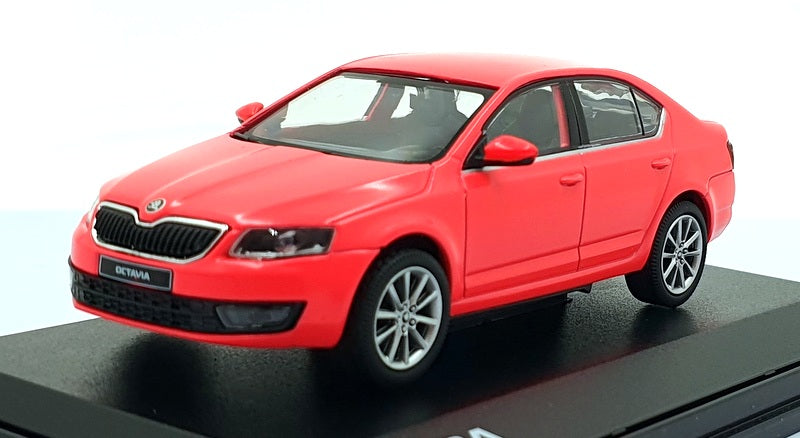 Abrex 1/43 Scale Diecast 143AB-026BW - 2012 Skoda Octavia III - Neon Pink