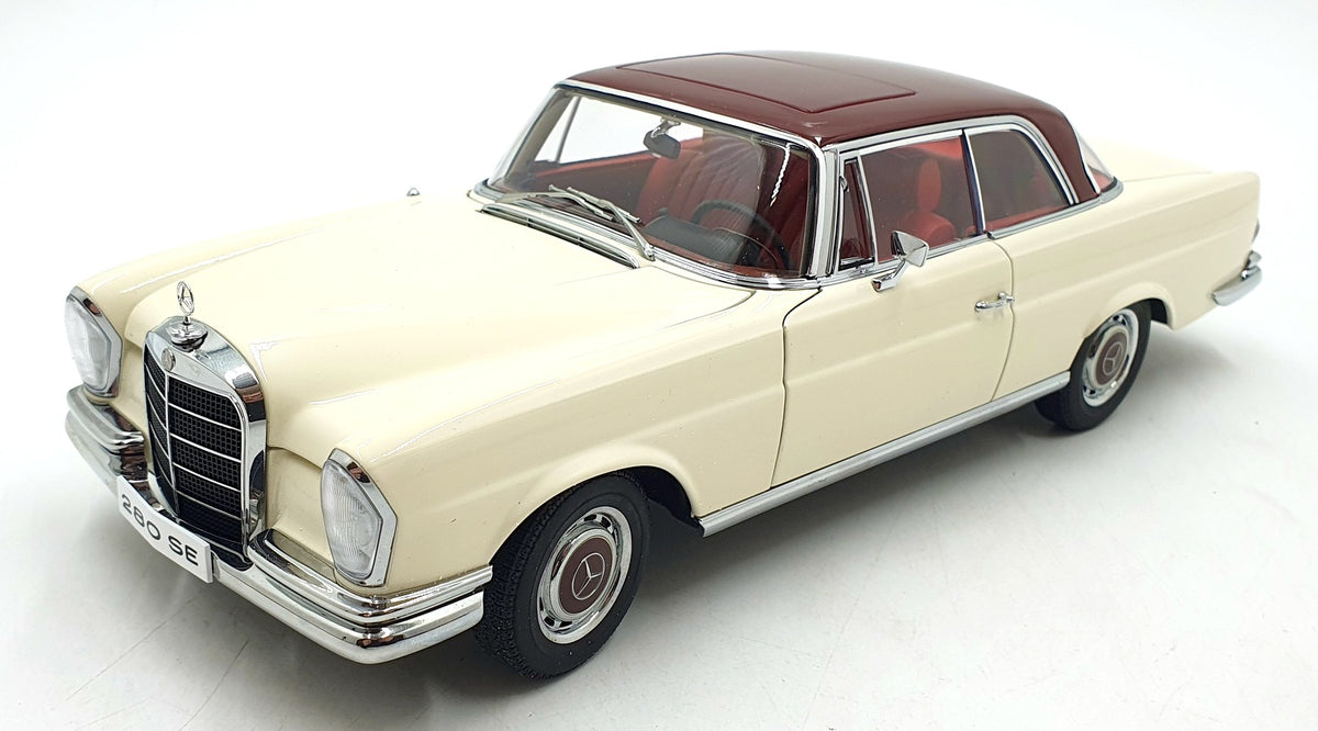 Autoart 1/18 Scale 76287 - Mercedes Benz 280 SE Coupe 1968 - White