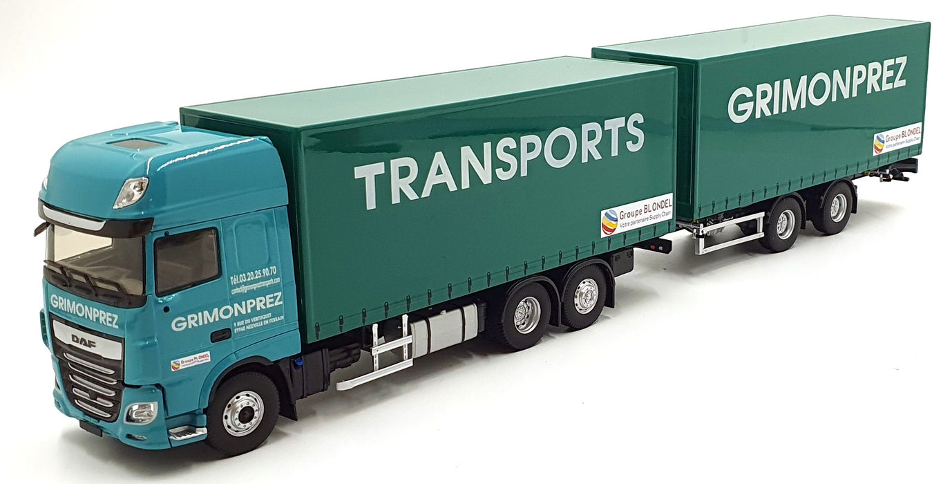 Eligor 1/43 Scale 116355 - 2017 DAF XF MY Camion Remorque Transports Grimonprez