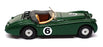 Corgi 11.5cm Long Diecast 870 - Jaguar XK120 Race Car #6 - Green
