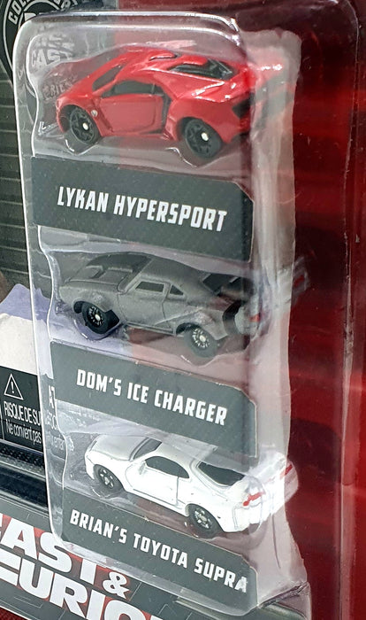 Jada Approx 4cms long 32482 3 Piece Set Lykan Hypersport Charger Toyota F&F