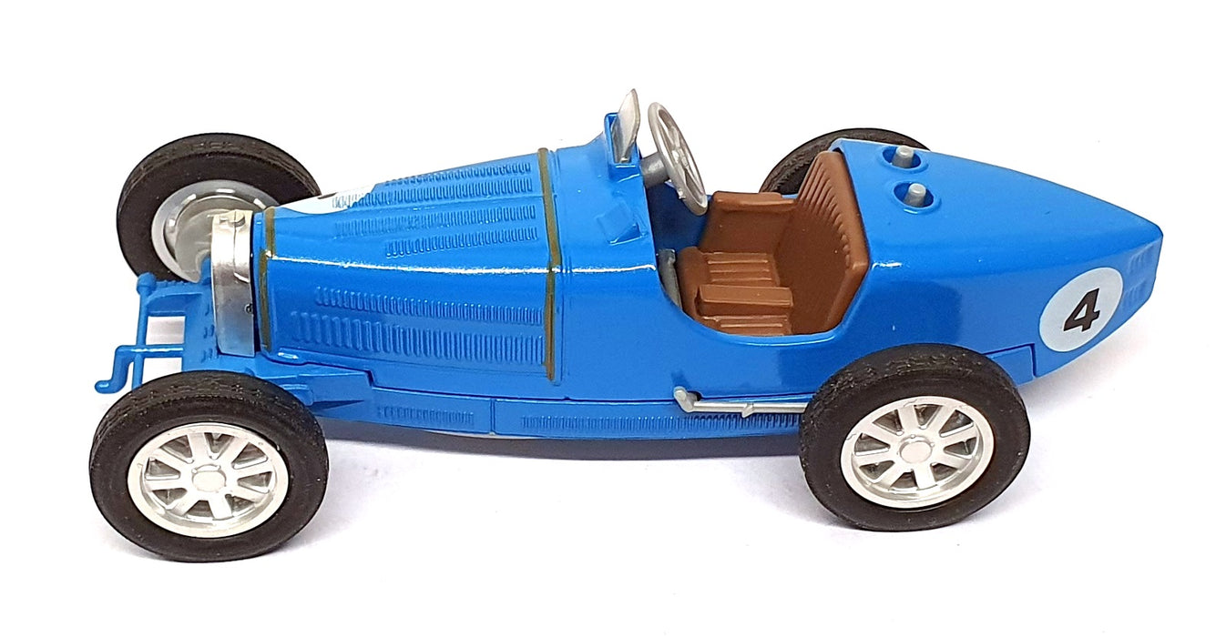 Matchbox Appx 10cm Long Y-11 - 1932 Bugatti Type 51 GP Race Car - Blue