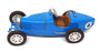 Matchbox Appx 10cm Long Y-11 - 1932 Bugatti Type 51 GP Race Car - Blue