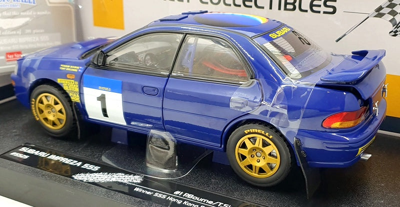 Sun Star 1/18 Scale Diecast 5525 Subaru Impreza 555 #1 Bourne Hong Kong 1994