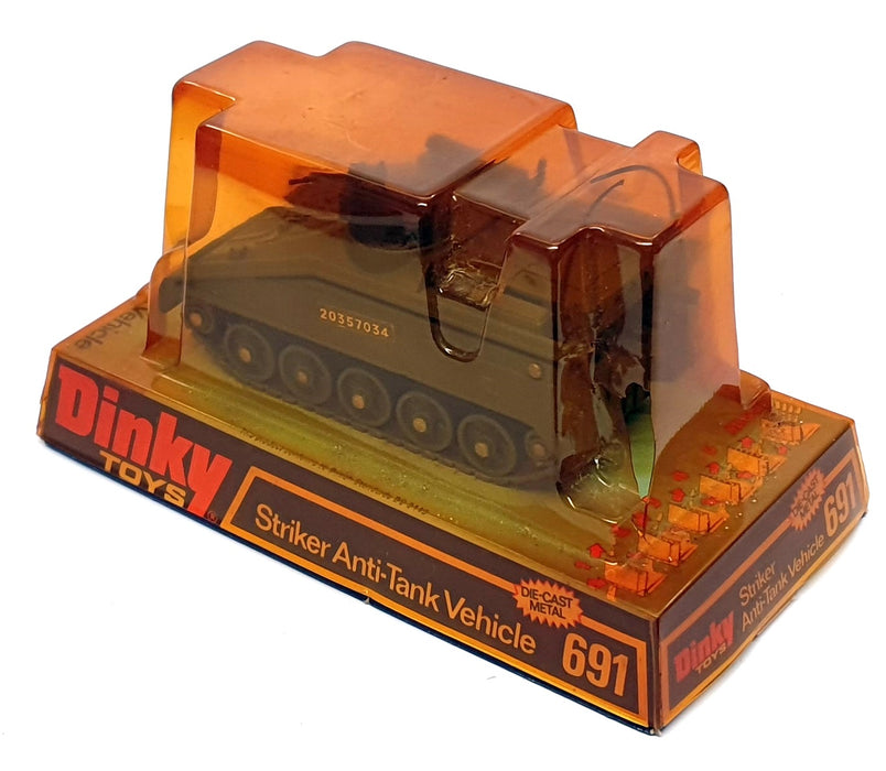 Dinky Toys Original Diecast 691 - Striker Anti-Tank Vehicle - Green