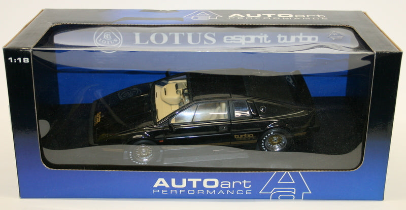 Autoart 1/18 Scale Metal Model Car - 70061 - Lotus Esprit Turbo RHD - Black