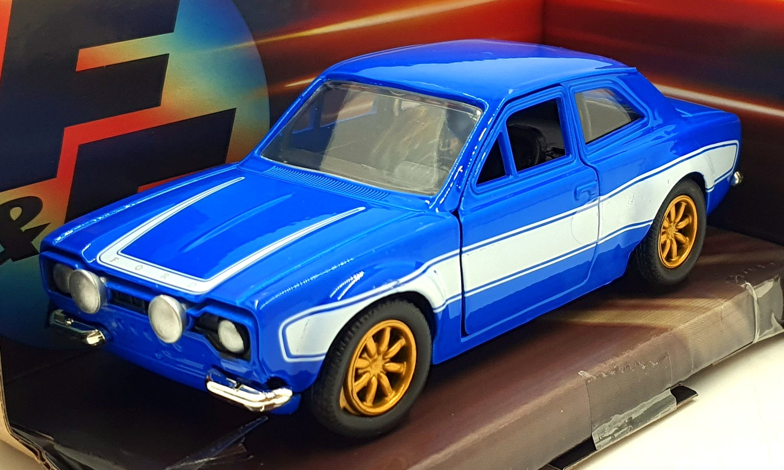 Jada 1/32 Scale 97188 - Fast & Furious Brian's Ford Escort - Blue/White