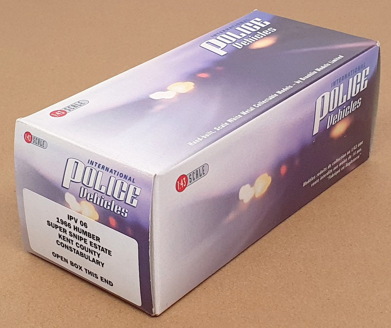 Brooklin 1/43 Scale IPV06 - 1966 Humber Super Snipe Estate Kent Police - White