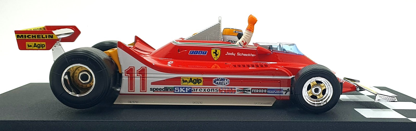 Burago 1/18 Scale Diecast 18-01544 Ferrari 312 T4 #11 1st Italy '79 Scheckter WC
