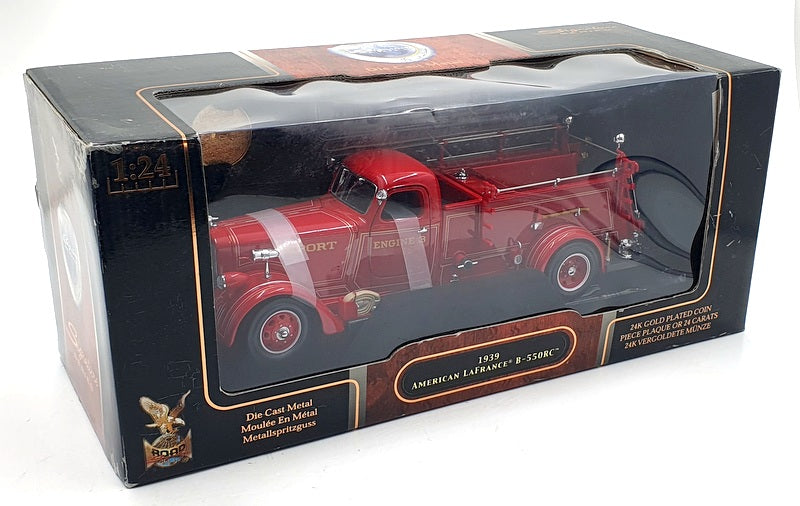 Road Signature 1/24 Scale 20148 - 1939 American LaFrance B550RC - Red