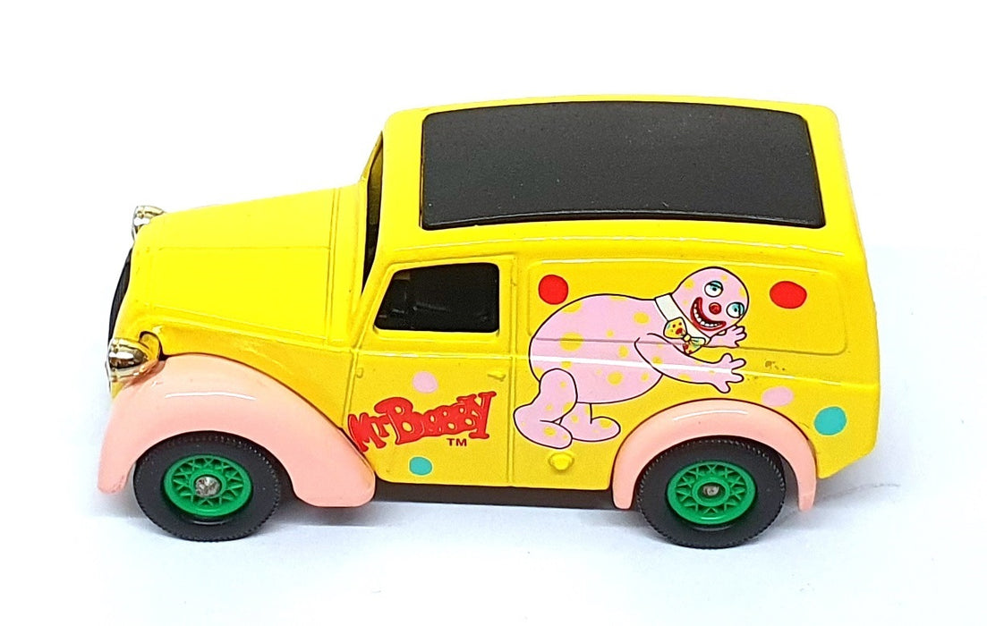 Lledo 8cm Long Diecast LP58002 - Morris Z Van Mr Blobby Noel’s House Party