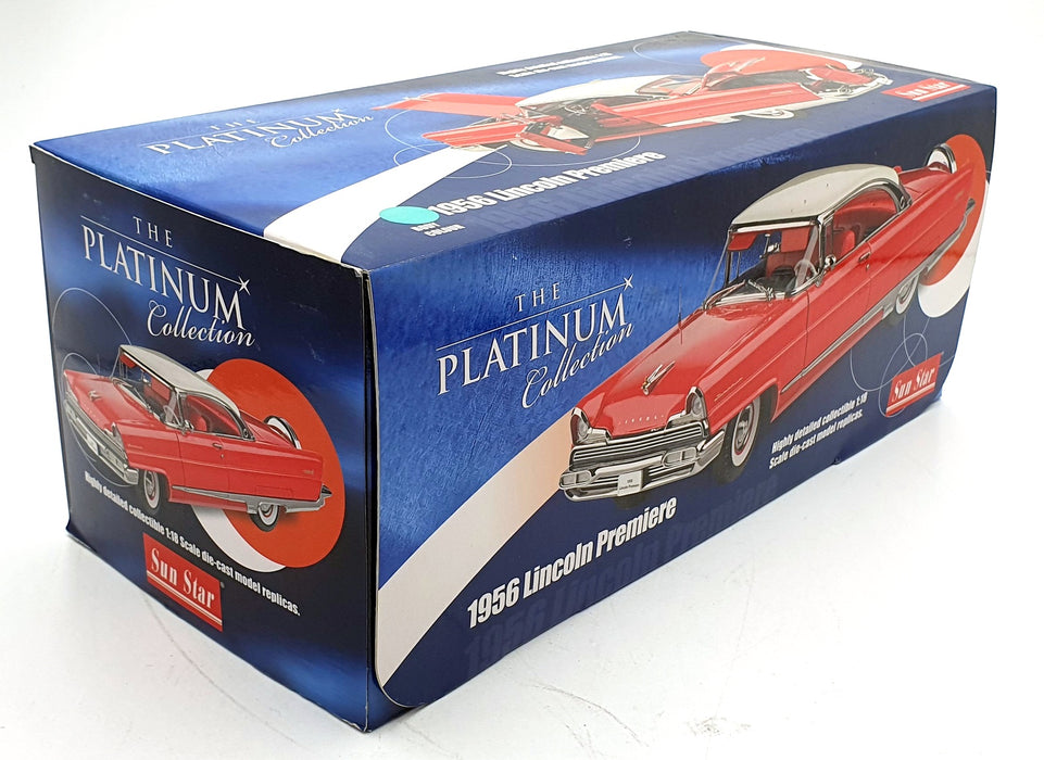 Sun Star 1/18 Scale 4652 - 1956 Lincoln Premiere Hard Top Taos Turquoise
