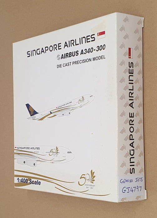Gemini Jets 1/400 Scale GJ4797 - Airbus A340-300 Singapore Airlines 9V-SJE