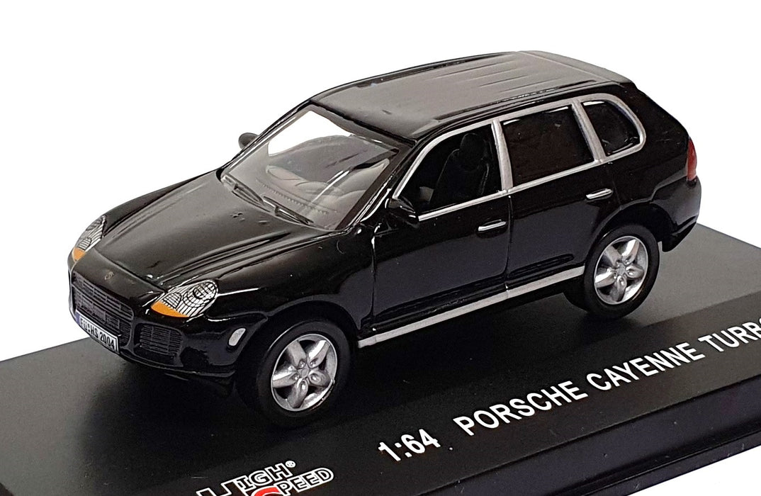 High Speed 1/64 Scale Diecast 64KFB22S - Porsche Cayenne Turbo - Black