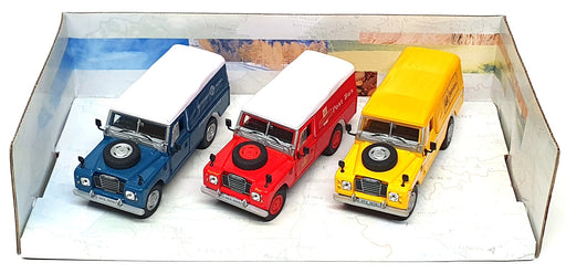 Cararama 1/43 Scale 035338 - Land Rover Set Of 3 - Royal Mail AA RAC