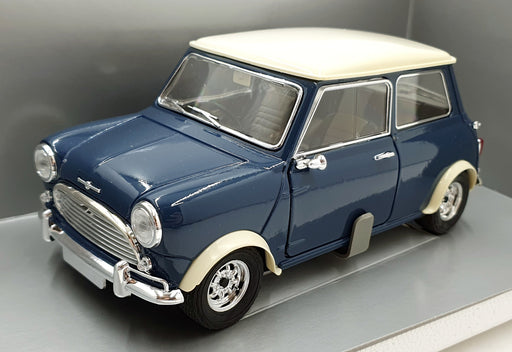 Solido 1/18 Scale Diecast 71823 - Mini Cooper S -Blue/White