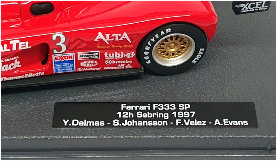 Altaya 1/43 Scale Diecast 61023C - Ferrari F333 SP 12th #3 Sebring 1997