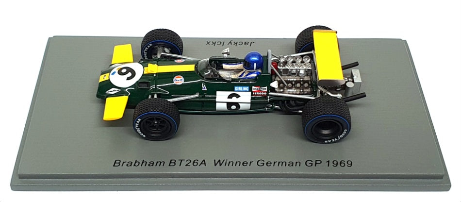 Spark 1/43 Scale S8321 - F1 Brabham BT26A Winner German GP 1969 #6 Ickx