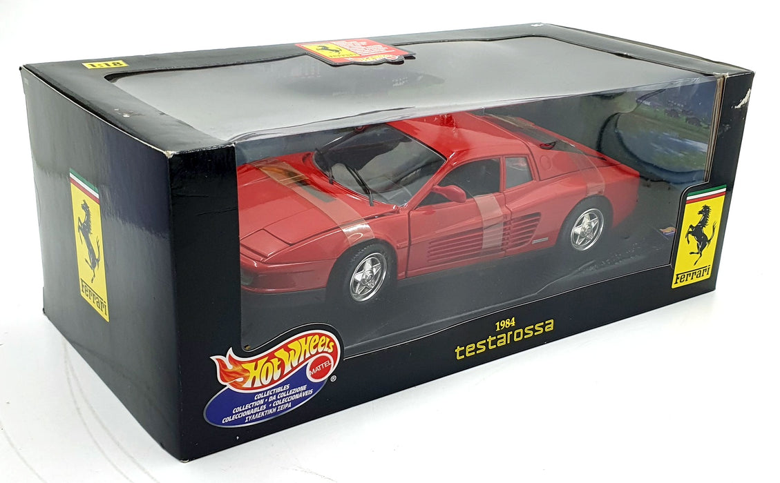 Hot Wheels 1/18 Scale Diecast 25732 - Ferrari Testarossa 1984 - Red