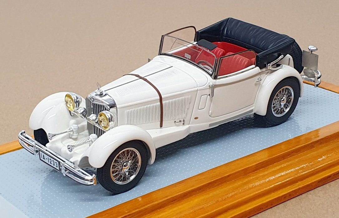Ilario 1/43 Scale IL43084 1932 Mercedes Benz 710SS Cabrio Lilian Harvey  - Ivory