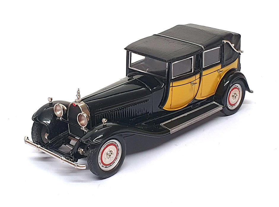 Minimarque 43 1/43 Scale UK9A - 1931 Bugatti Type 41 Royale RHD - Black/Yellow