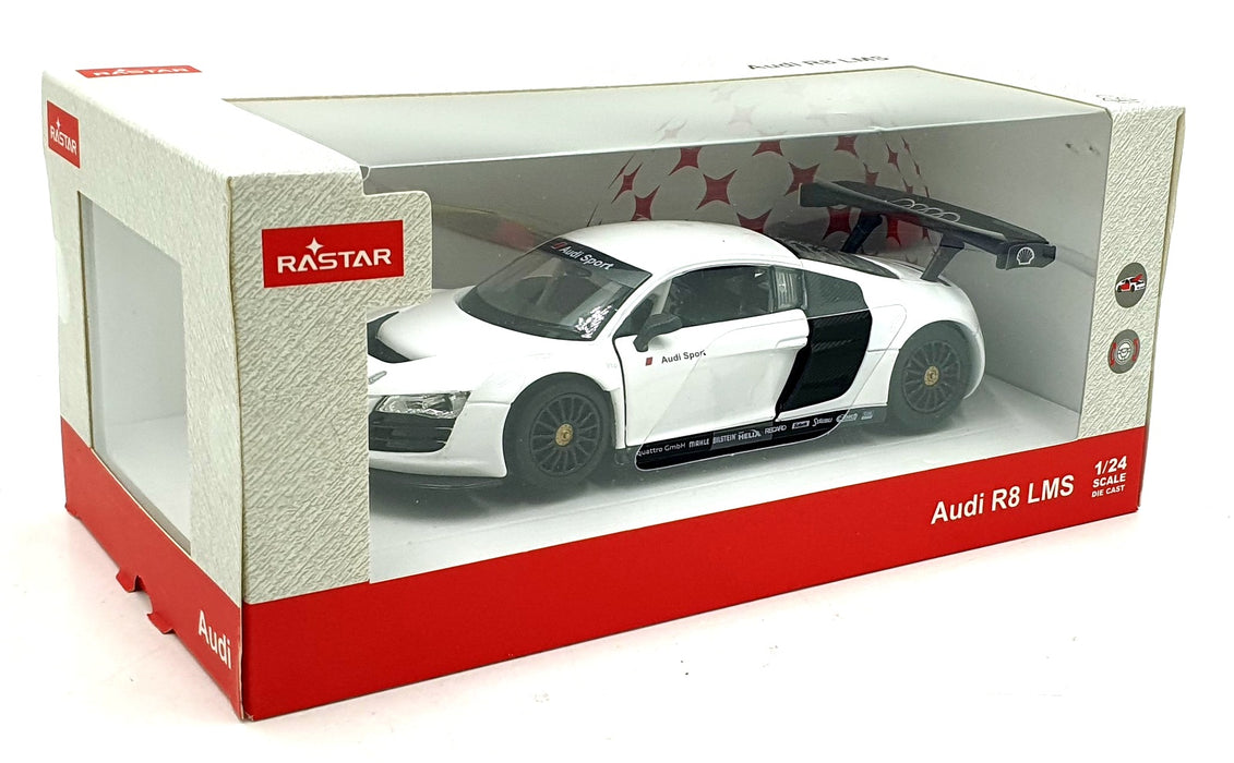 Rastar 1/24 Scale Diecast 56100 - Audi R8 LMS - White