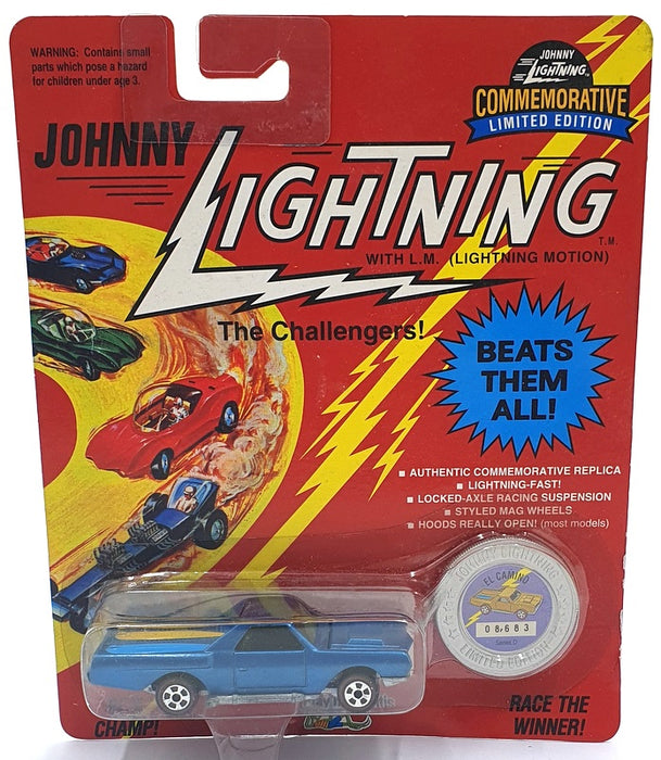 Johnny Lightning 1/64 Scale 100-140 - The Challengers Chevrolet El Camino - Blue