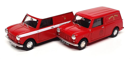 Corgi 1/43 Scale Diecast 08002 - Royal Mail Mini Van Set - Red