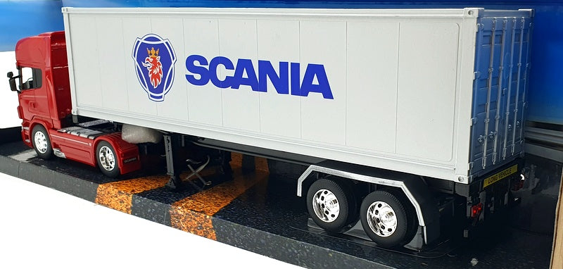 Welly 1/32 Scale 32671S-W - Scania V8 R730 Truck - Red/Silver