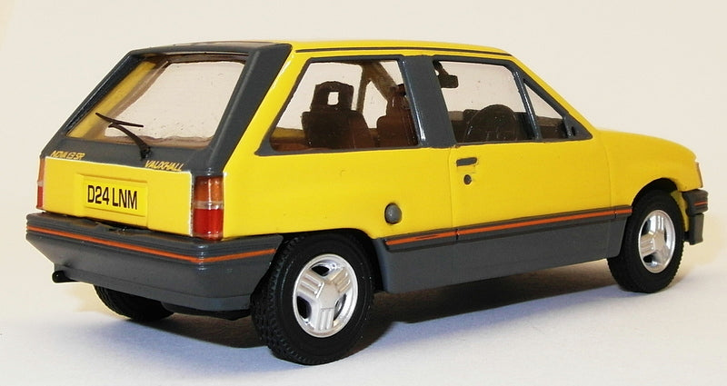 Vanguards 1/43 Scale Model Car VA11404 - Vauxhall Nova 1.3 SR - Jamaica Yellow