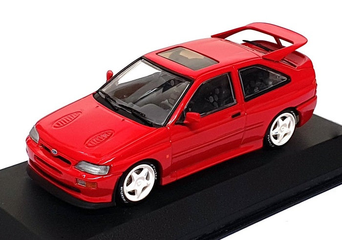Minichamps 1/43 Scale Diecast 7725R - Ford Escort RS Cosworth - Red