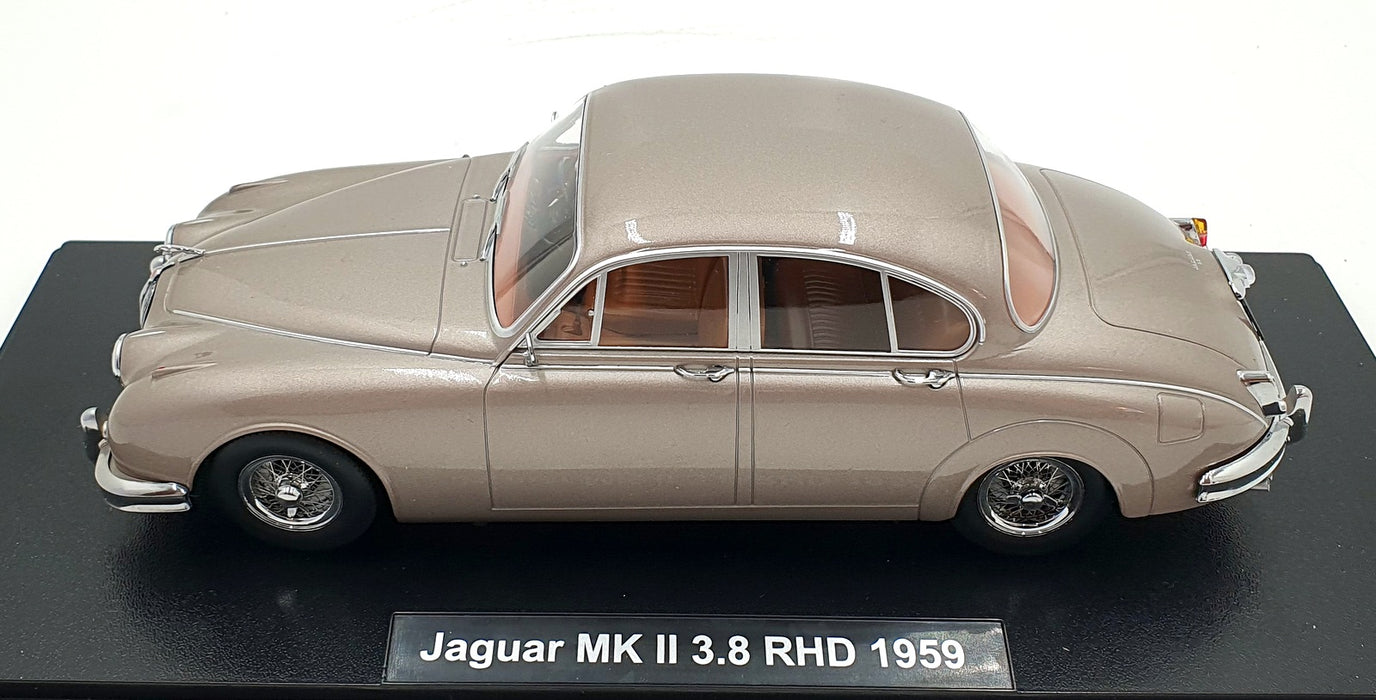 KK 1/18 Scale KKDC181012 - 1959 Jaguar MK II 3.8 RHD - Pearl Silver