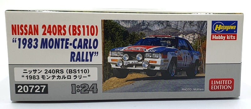 Hasegawa Kits 1/24 Scale 20727 - Nissan 240RS (BS110) 1983 Monte Carlo Rally #12