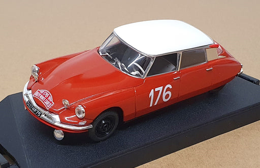 Vitesse 1/43 Scale L008 - Citroen DS 19 #176 Winner Monte Carlo 1959 - Red/White