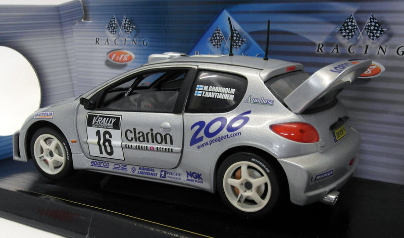 Solido 1/18 Scale 202991/02 - Peugeot 206 #16 WRC Tour De Corse Rally 2000