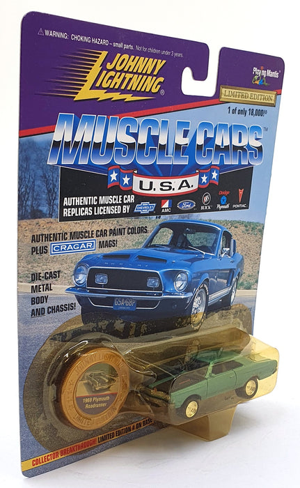 Johnny Lightning 1/64 Scale 202-04 Muscle Cars USA 1969 Plymouth Roadrunner