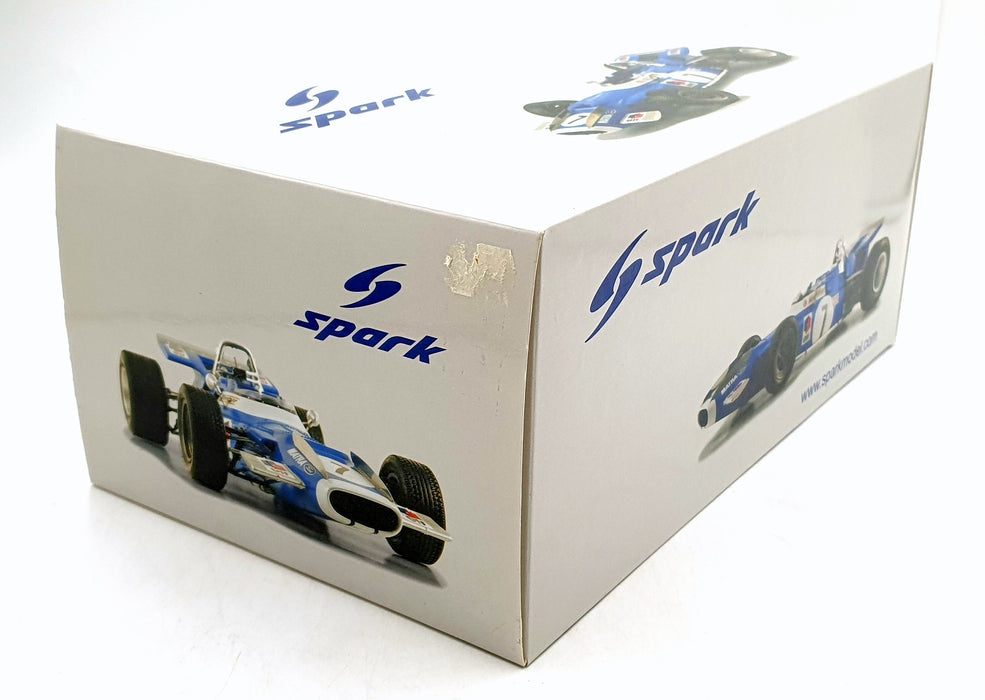 Spark 1/18 Scale 18SF001 - Matra MS80 #7 French GP 1969 Beltoise