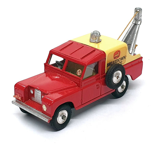 Corgi Toys Original Diecast 417S - Land Rover Breakdown Truck - Red/Yellow