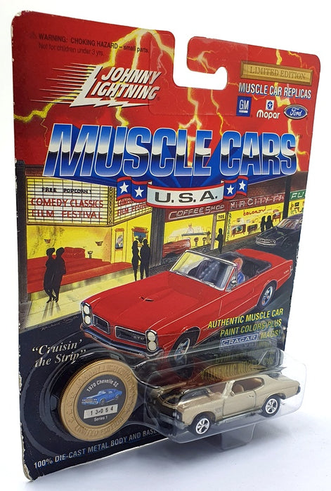 Johnny Lightning 1/64 Scale 200-100 Muscle Cars 1972 Chevrolet Chevelle SS Gold