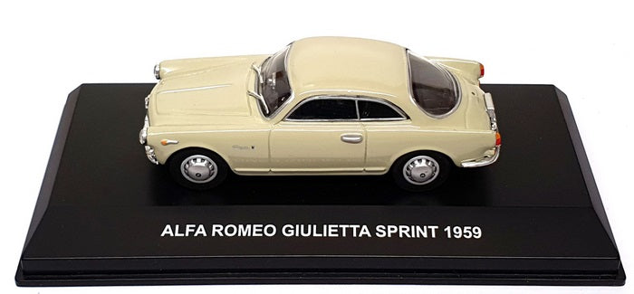 Edison 1/43 Scale 800221 - 1959 Alfa Romeo Giulietta Sprint - Greenish Beige