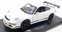 Welly 1/18 scale Diecast 18015W - Porsche 911 997 GT3 RS - White/Black