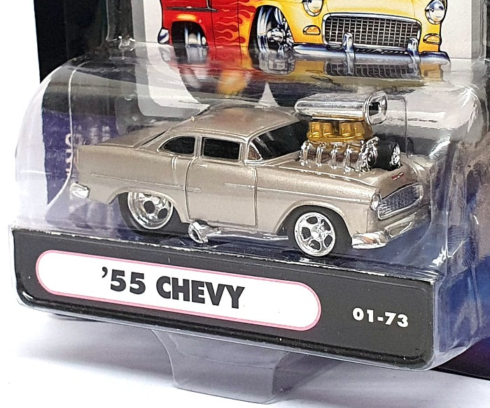 Muscle Machines 1/64 Scale 71161 01-73 - 1955 Chevrolet Chevy - Champagne