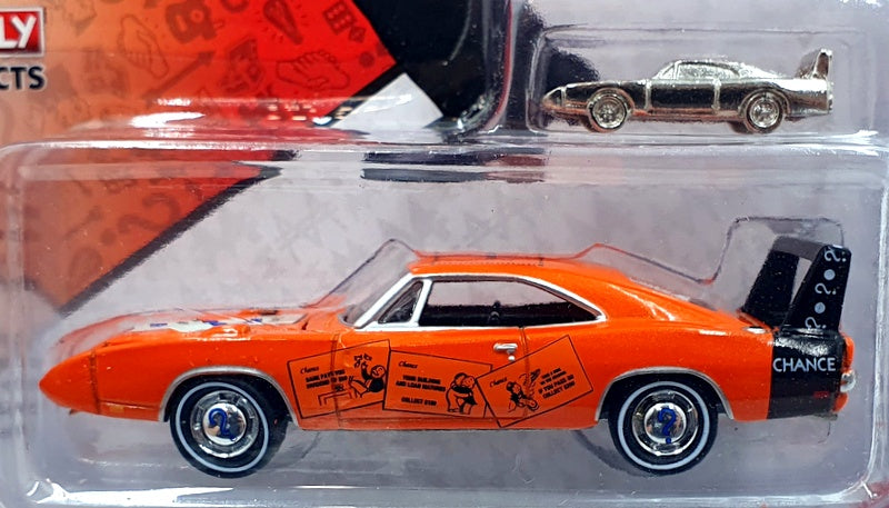 Johnny Lightning 1/64 Scale Diecast Car - 1970 Dodge Charger Hawaiian Edition, JLCG020B