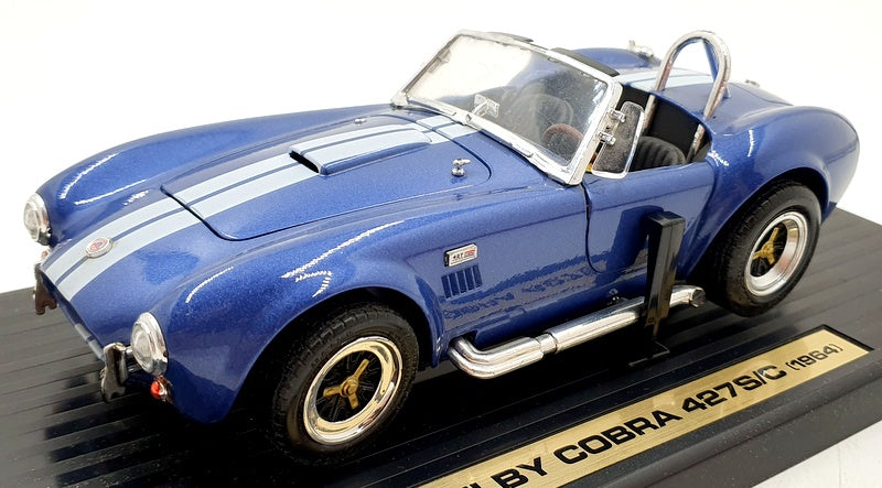 Road Legends 1/18 Scale Diecast 92058 - 1964 Shelby Cobra 427 S/C Blue/white