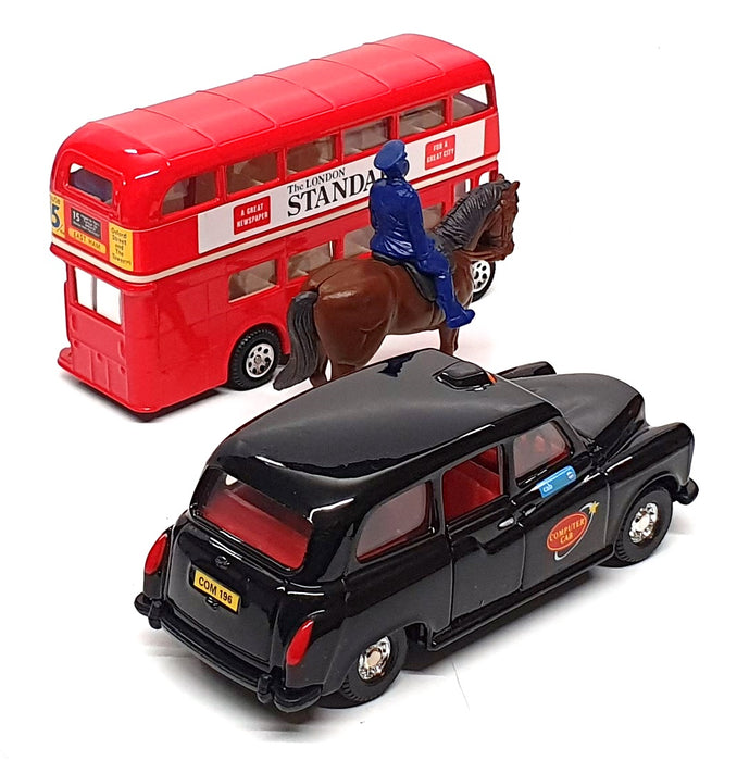 Corgi Diecast 60003 - London Gift Set RM Bus Taxi & Mounted Policeman