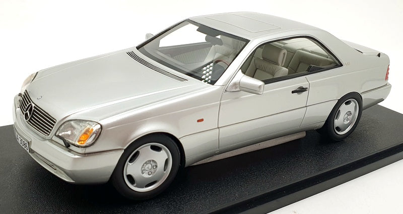 MERCEDES 600 SEC C140 1992 SILVER KKSCALE KKDC180342 1/18 750 PCS METAL