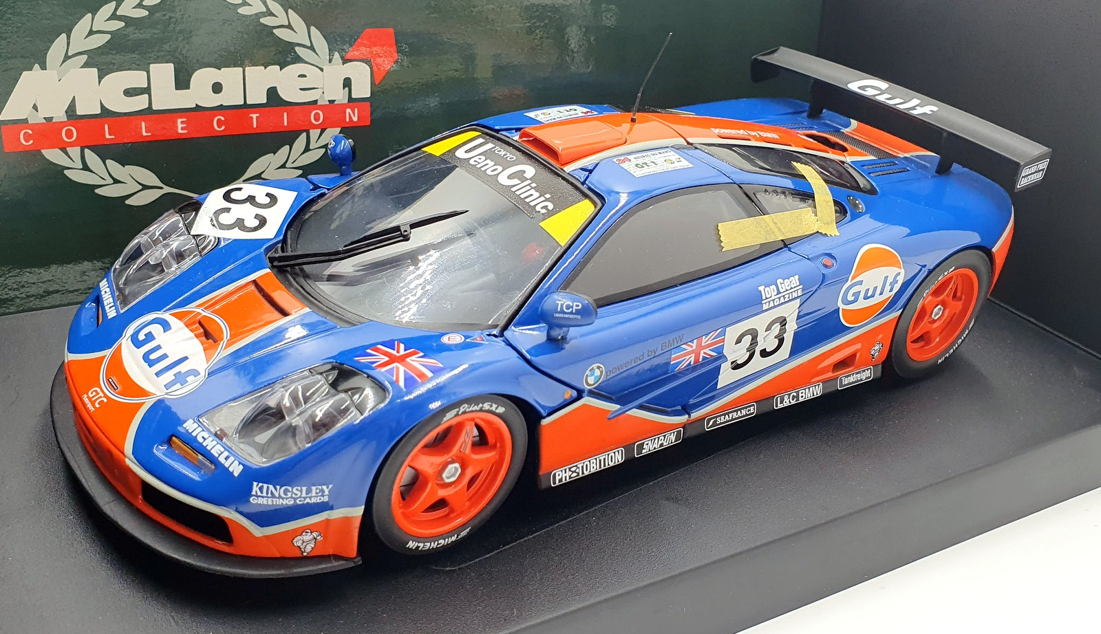 UT Models 1/18 Scale 530 161833 - McLaren F1 GTR Le Mans 1996 Gulf Racing