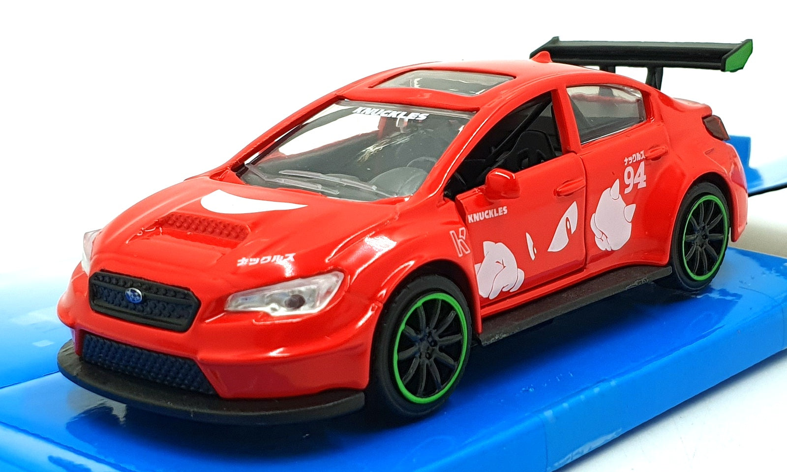 Jada 1/32 Scale 37024 - 2016 Subaru WRX STI - Knuckles Sonic the Hedgehog
