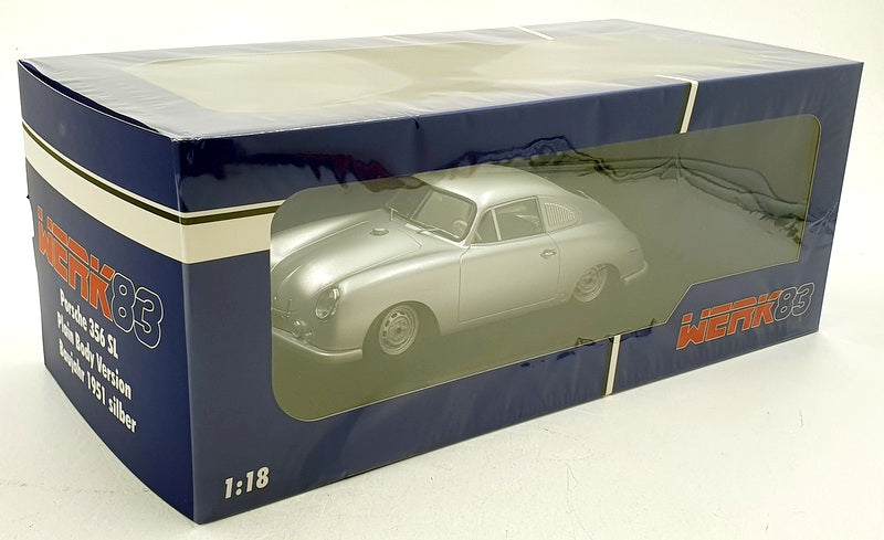 Werk83 1/18 Scale Diecast W18009005 - Porsche 356 SL Plain Body 1951 Silver